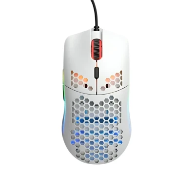 Rato Glorious Model O Minus Branco 3200 DPI