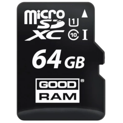 GoodRAM Cartão de Memória MicroSDXC 64GB UHS-I + Adaptador