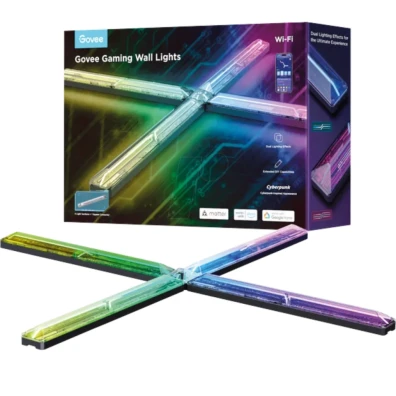 Lâmpada de Parede LED Govee H6063 Gaming RGBIC Wifi Bluetooth