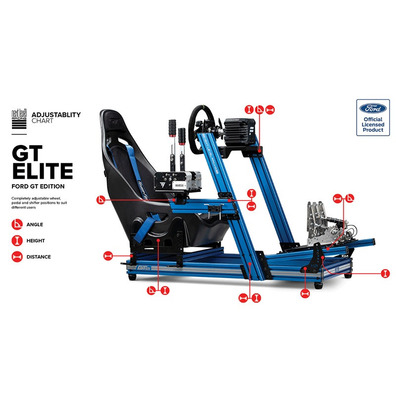GTElite Ford GT Edição Alumínio Simulador Cockpit