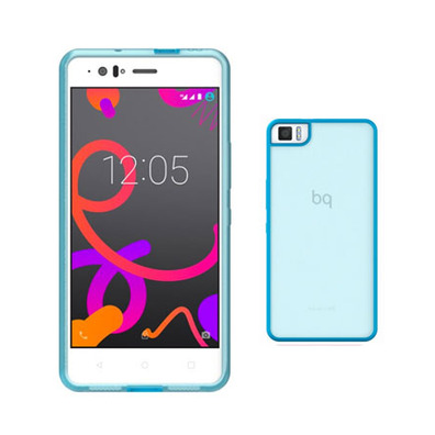 Funda Bq Aquaris M5 Gummy Preto