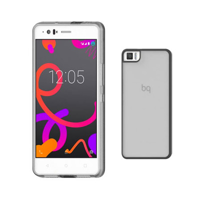 Funda Bq Aquaris M5 Gummy Preto