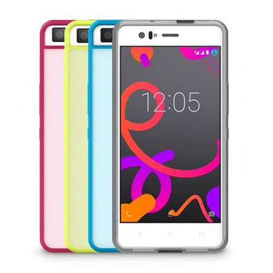 Funda Bq Aquaris M5 Gummy Preto