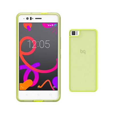 Funda Bq Aquaris M5 Gummy Preto