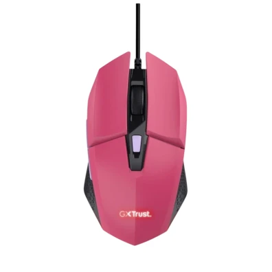 Trust GXT109P FELOX - Raton Rosa USB Tipo A 6400 DPI