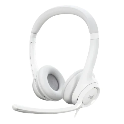 LOGITECH H390 Auriculares com Micrófono USB Supressão de Ruido - Branco