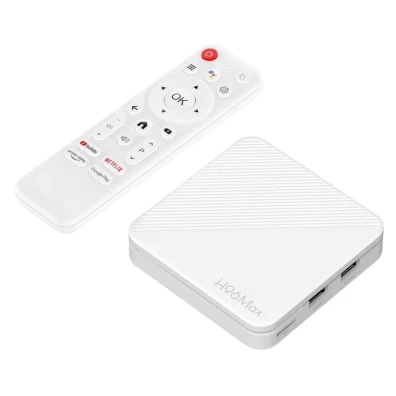 TV Box H96 Max H313 4K Android 14 2GB/16GB Branco
