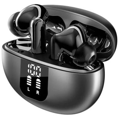 Auriculares HBQ YYK-Q10-1 Handle Negro - Som Superior Marca HBQ