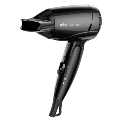 SECADOR DE POR ÃOICO BRAUN SATIN HAIR 1 HD130 PLEGABLE 1200W 2 VELOCIDADES