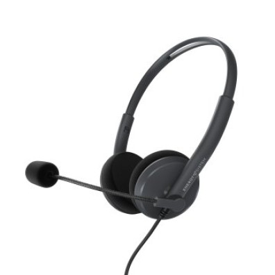 HEADSET ENERGY SIS OFFICE 2+ ANTHRACITE - Auricular Diadema Ajustável Micrófono Retráctil Jack 3.5mm