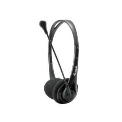 Headset Equip Life Jack 3.5mm Conexão 1 ou 2 Microfono Flexible Control Volume e Mute