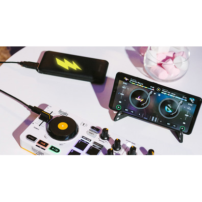 Hercules DJControl Mix-Controladora DJ Inalámbrica Bluetooth pará Smartphones