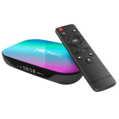 TV Box HK1 Box S905X3 4GB/64GB Android 9.0 Preto - Android TV