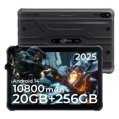 Tablet Hotwav R10 Pro 10,1 8GB/256GB WiFi + 4G Negro Resistente