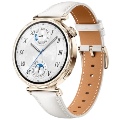 Huawei Watch GT5 41mm GPS Correa de Cuero Branco - Relógio Inteligente