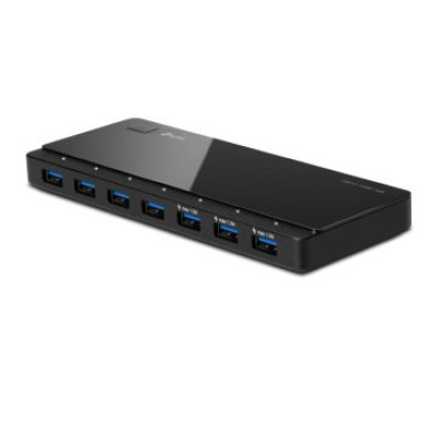 HUB USB 3.0 TP-LINK UH700 - 7 Portos USB 3.0 Design de Escritor com Adaptador de Corrente