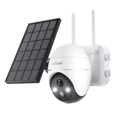 ieGeek ZS-GX4S Câmera de Segurança WiFi Solar 5MP/QHD IP65 Branco