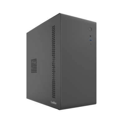 CAIXA MICROATX COOLBOX M640C NEGRO 500W COM FUENTE BASIC500GR GPU MAX 300mm 1x3.5 2x2.5