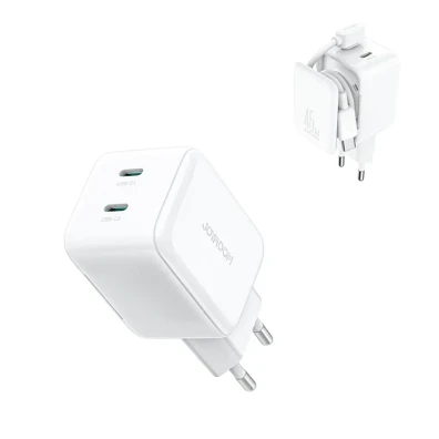 Carregador Joyroom 20W com Duplo Porto Tipo C - Eficiência e Conveniência