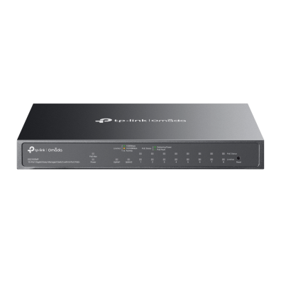Switch Semigestionável TP-LINK ES210GMP 10P 1Gb 8xPOE+ 30W MAX 123W 1x SFP VLAN/IGMP