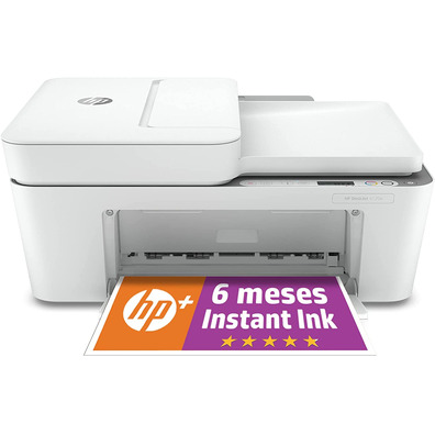Impresora Multifunción HP Deskjet 4120e Wifi / Fax Blanca