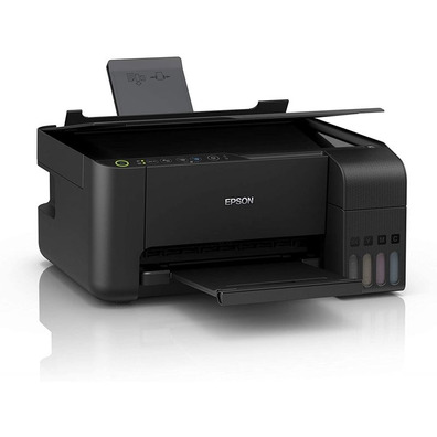 Impresora Color Reargable Color Multifunción Epson Ecotank L3150 WiFi Negra