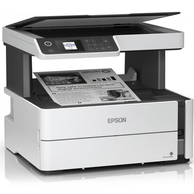 Impresora Reargável Monocromo Multifunción Epson Ecotank ET-M2140 Dúplex Gris