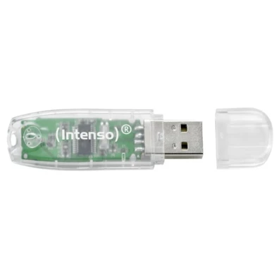 Memória USB 32 GB Intenso Rainbow Line 2.0 Transparente