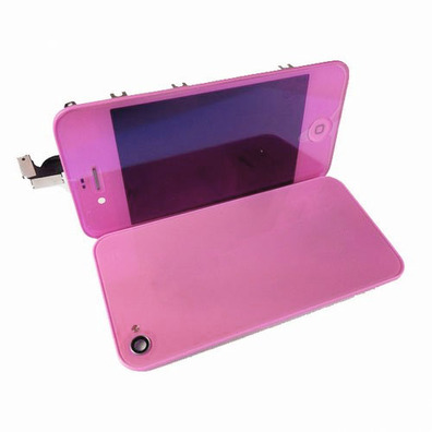 Carcaça Completa iPhone 4 Metallic Pink
