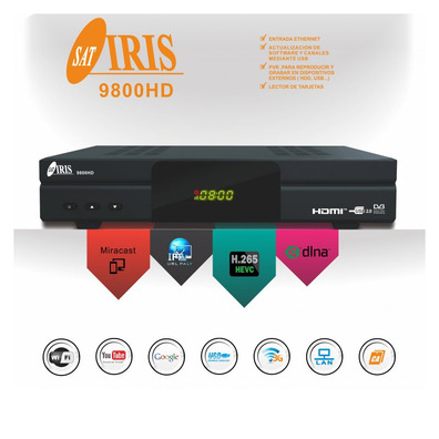 Iris 9800 Receptor de Satélite HD