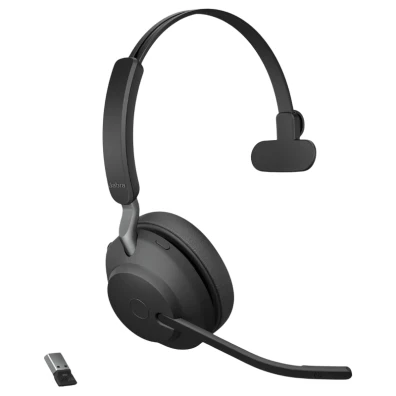 Jabra Evolve2 65 MS Mono Negro (USB-A) - Auriculares Profissionais