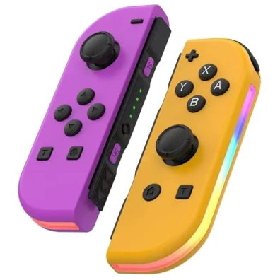 Gamepad Mando J-C Púrpura/Naranja Izq/Dcha com RGB