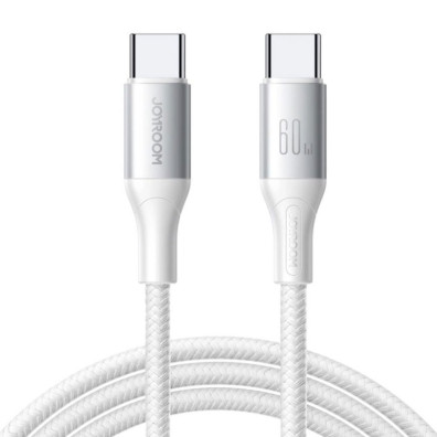 Joyroom Cabo USB‐C a USB-C 60 W Flash Series, Branco 2 m