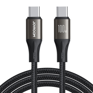 Joyroom Cabo USB-C USB-C Light-Speed Series 100W 1,2m (Negro)