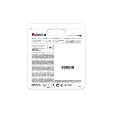 Kingston 128gb tela microsdxc selecionar 80r cl10 uhs-i single