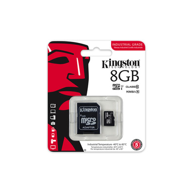 Kingston MicrosdHC 8Gb uhs-i Clase 10 + Adaptador SD