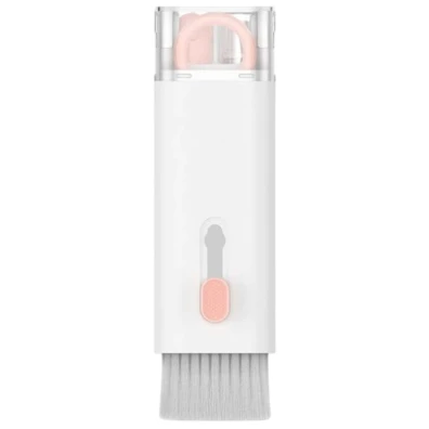 Kit de Limpeza Rosa 7 em 1 para Teclado e Smartphone