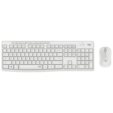 Teclado + Rato sem fio Logitech MK295 Branco