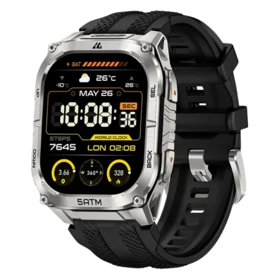Smartwatch Kospet Tank M4C Prata - Innovador e Estilizado