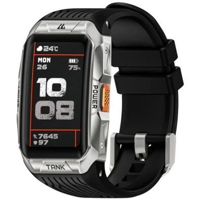 Relógio inteligente Kospet Tank X2 Ultra GPS Prata com GPS Ultra