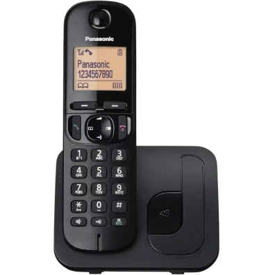 Panasonic KX-TGC250SPW Telefone Inalámbrico Negro