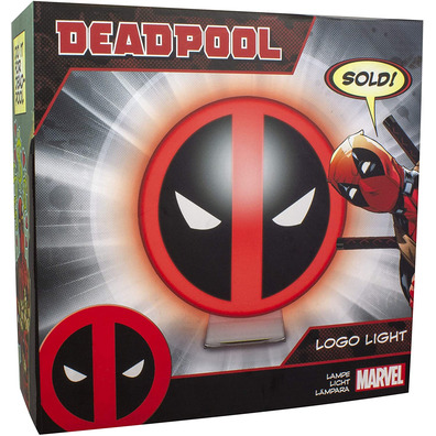 Lámpará decorativa Paladone Marvel Deadpool Logo Light USB