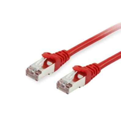 LATIGUILLO APANTALLADO 6A 10G OSH 0.25M ROJO - Marca EQUIP