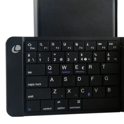 Leotec Mini teclado Bluetooth com bateria preta