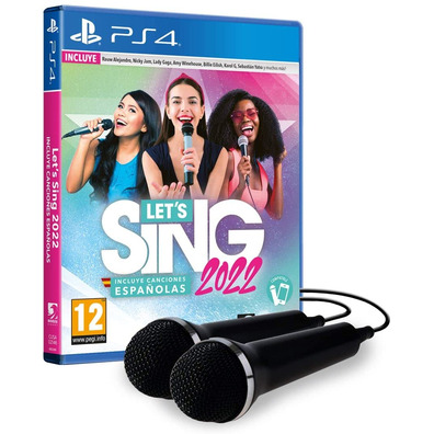 Vamos Sing 2022 + 2 Micrófonos PS4