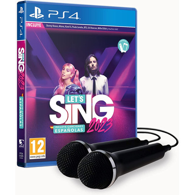 Vamos Sing 2023 + 2 Micrófonos PS4