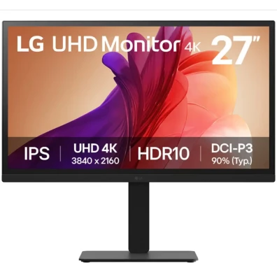 LG 27BA45U-B Tela para PC 27" 4K Ultra HD Negro 3840 x 2160 Pixeles
