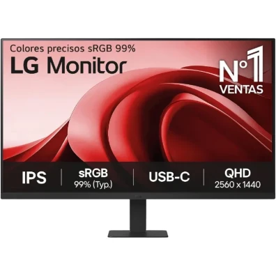 Monitor LG 32U631A-B 32 Quad HD IPS 100 Hz Preto