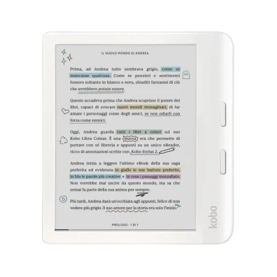 Rakuten Kobo Libra Colour Branco 32 GB Wifi - Leitor de Livros Eletrônicos
