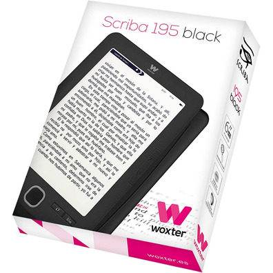 Livro Eletrônico Ebook Woxter Scriba 195 6\'\' Negro